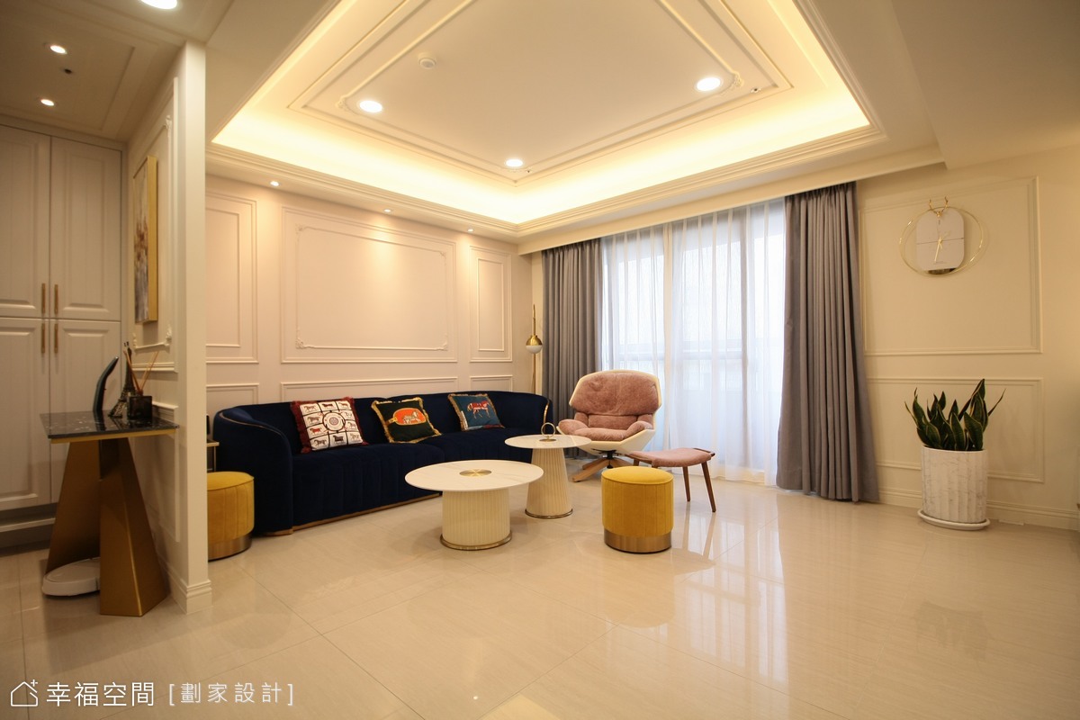 整併空間與色彩 打造經典純白系個性宅|現代古典|30坪